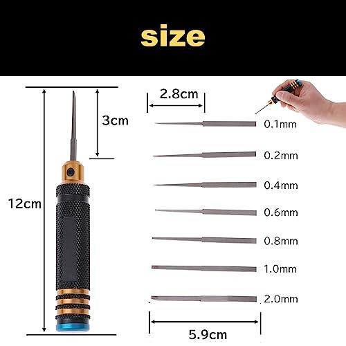 スジボリ タガネ セット 7つ刃 プラモデル ラインスクライバー 0.1mm