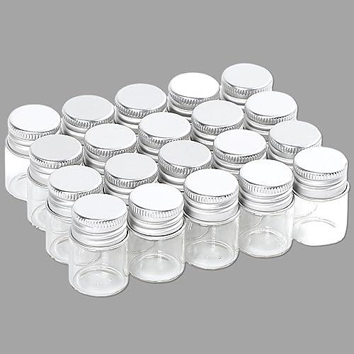 小瓶 ガラス 密閉 ガラス瓶 ミニボトル 小分け 5ml-25ml 20個 セット