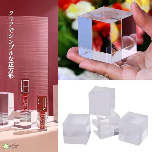 アクリル キューブ ブロック 正方形 透明 撮影 展示 ディスプレイ 撮影