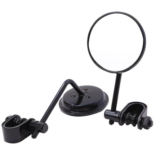 ルボナリエ クランプミラー バイク ミラー ハンドルクランプ ラウンド