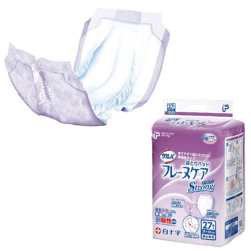 P.Uサルバ フレーヌケア ストロング（約12回分） 27枚入✖️３袋 大人用紙おむつ、介護用品、軽失禁用品等を販売している白十字ベターデイズ