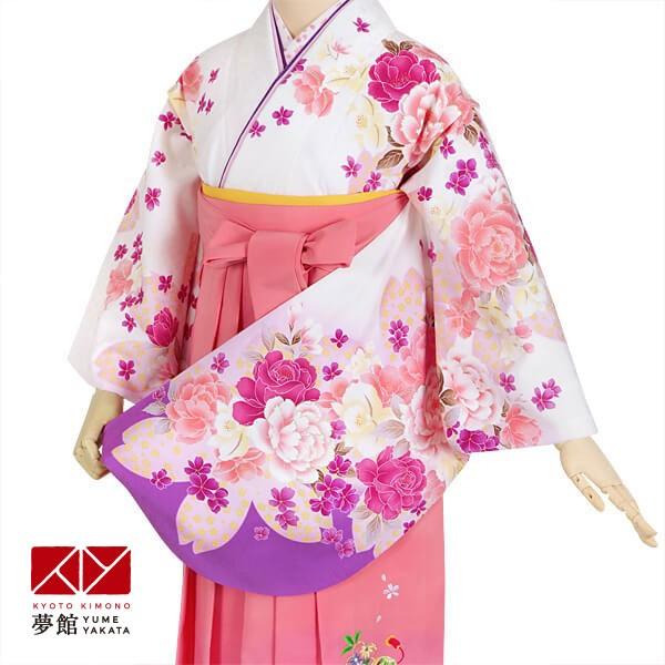 値引きする 卒業式 袴 レンタル 小学生 女の子 ジュニア 白紫ぼかし 牡丹と桜 G242 Ag090 Ag090 京都着物レンタル夢館 通販 Yahoo ショッピング お1人様1点限り Sobrancelhas Com Br