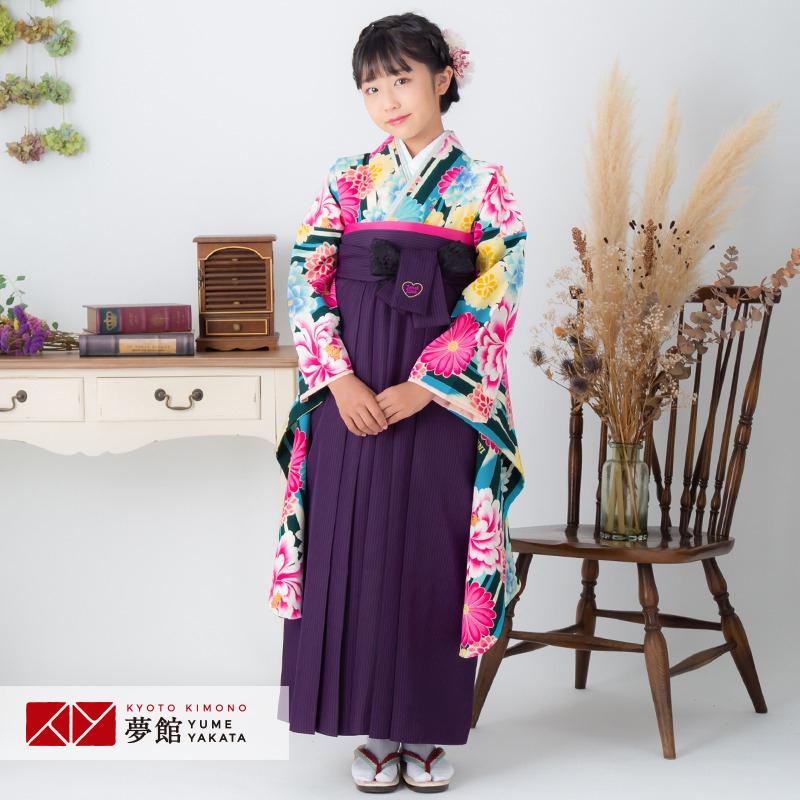 ゆえ 小学生　袴 小学生袴 身長150cm～155cm No.ME-0045-3Sサイズのレンタル