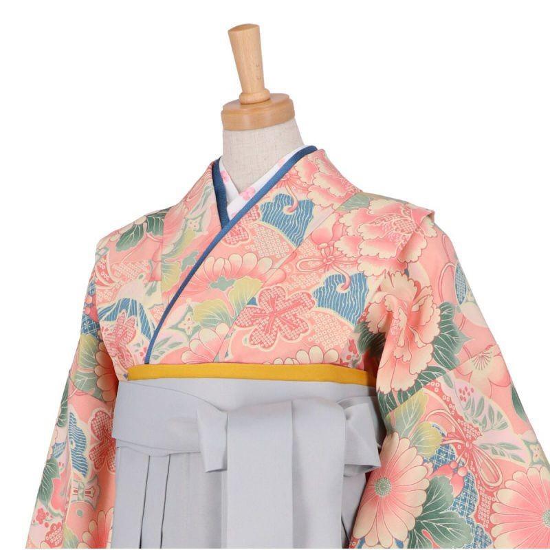 TSUMORI CHISATO（ツモリチサト） 袴 レンタル 小学生 ピンク 牡丹に菊