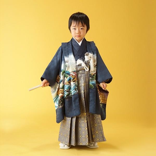 七五三　男の子　五歳 楽天市場】【レンタル】七五三 5歳 レンタル 753 袴セット 男児