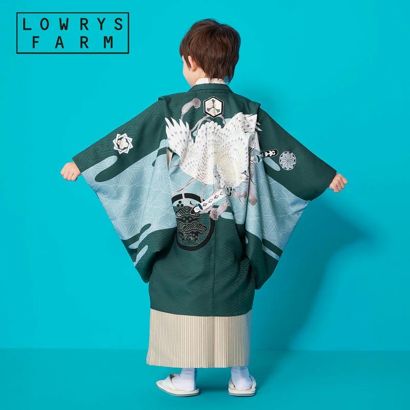 七五三 着物 レンタル 753 5歳 男の子 LOWRYS FARM ブランド着物