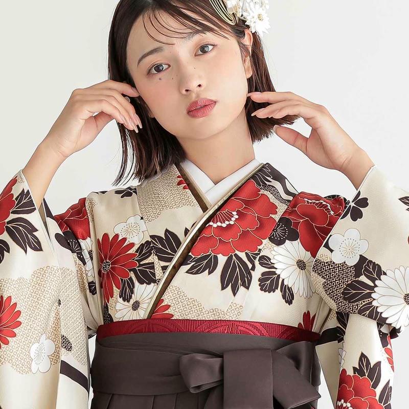 卒業式　袴セットA 袴セット 卒業式 大学生[品番：SBEW0022747]｜SOUBIEN（ソウビエン