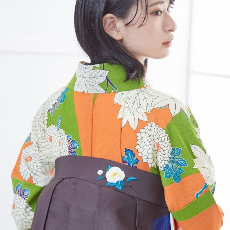 卒業式 袴 セット レンタル 大学 大人 レディース FURURUオレンジ万寿