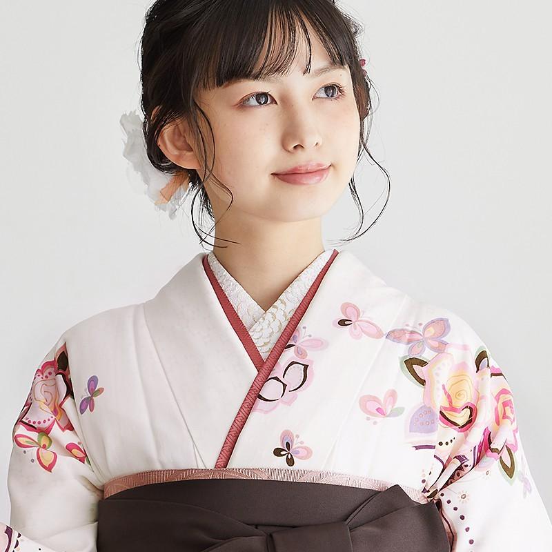 卒業式 袴 セット レンタル 大学 大人 レディース ハナエモリ白アート 