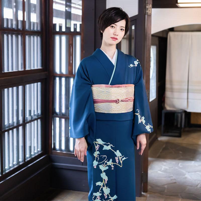 訪問着 レンタル 入学式 卒業式 結婚式 袷 【加賀友禅】作家物 訪問着 レンタル 入学式 卒業式 結婚式 袷 【加賀友禅】作家物