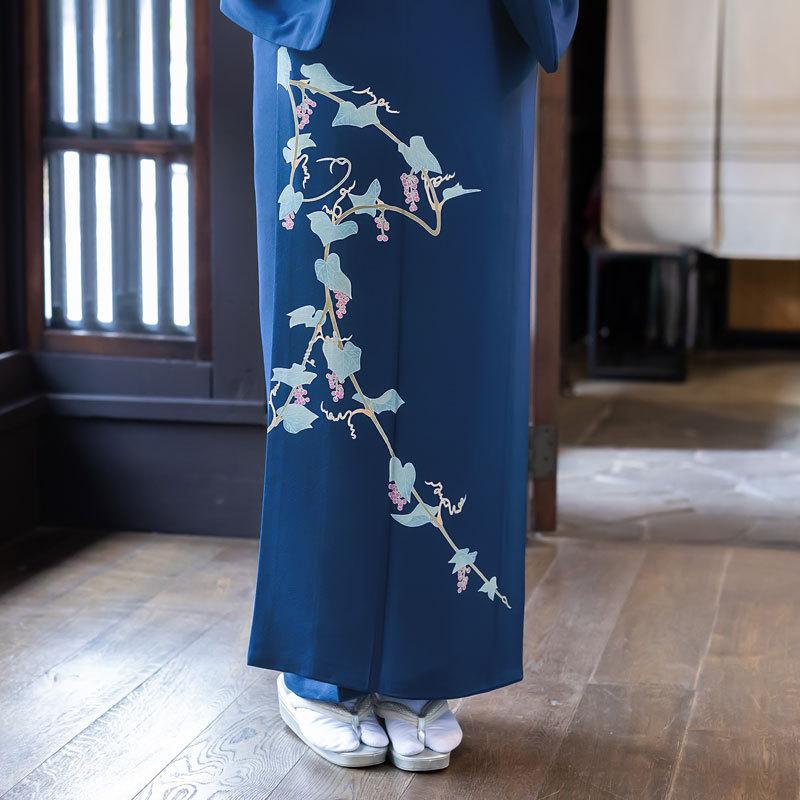 訪問着 レンタル 入学式 卒業式 結婚式 袷 【加賀友禅】作家物/由水煌