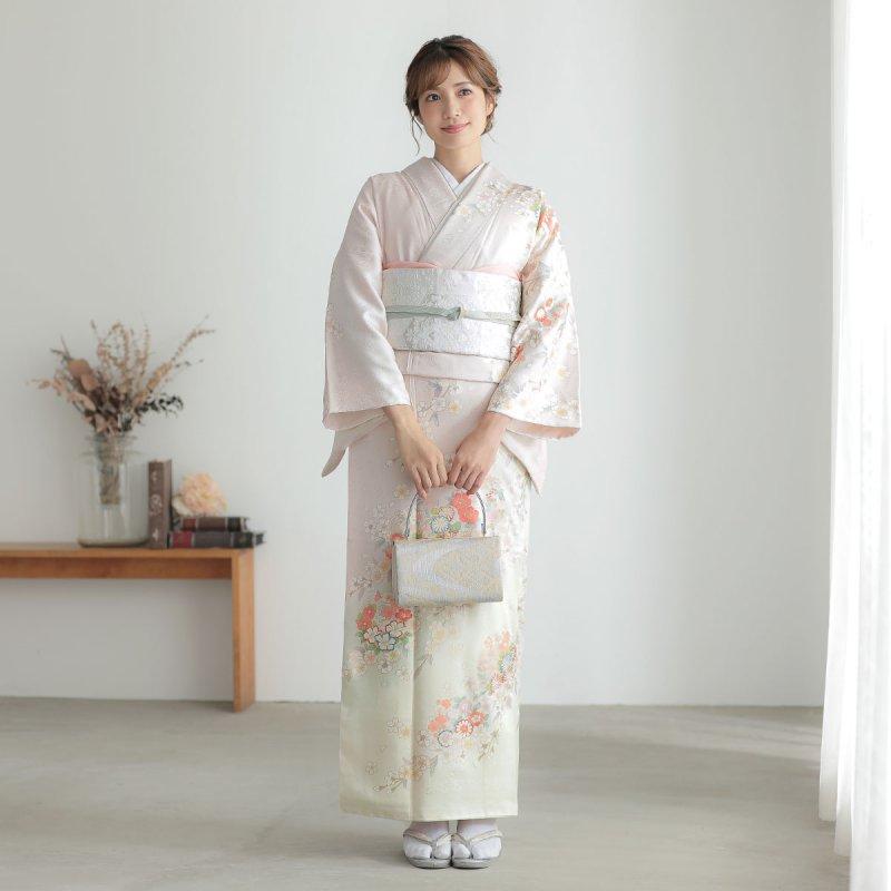 訪問着 レンタル 入学式 卒業式 結婚式 袷 淡梅鼠 雪輪取りに 訪問着 レンタル 入学式 卒業式 結婚式 袷 淡梅鼠 雪輪取りに