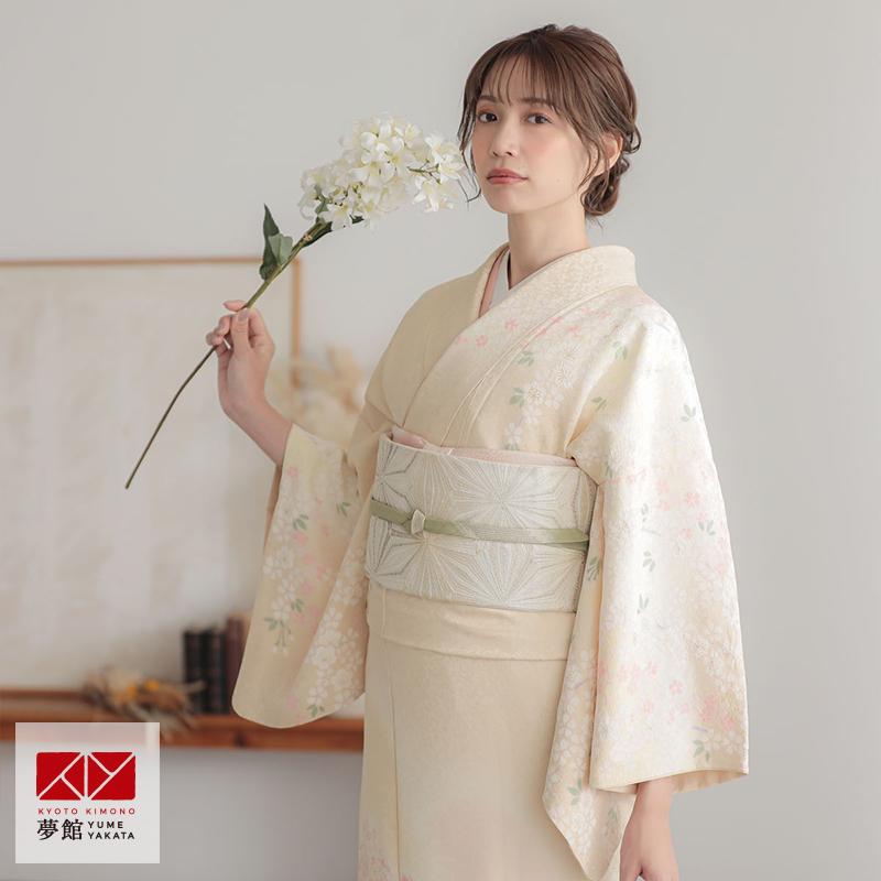 D543 夏着物　日本和裁技術院　訪問着　流水　紗　正絹　極美品 D543 夏着物 日本和裁技術院 訪問着 流水 紗 正絹 極美品 2025年