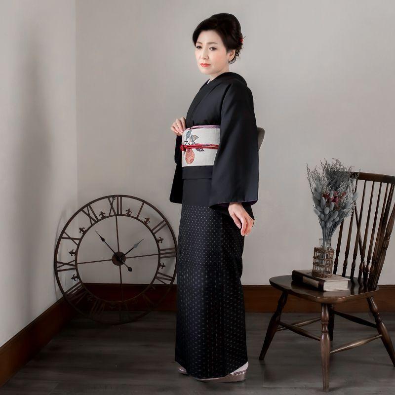 訪問着フルセット　長嶋成織物　袷　身丈169.5cm H.L 訪問着 フルセット 18点 洗える 着物 帯 長襦袢 帯揚げ 帯締め