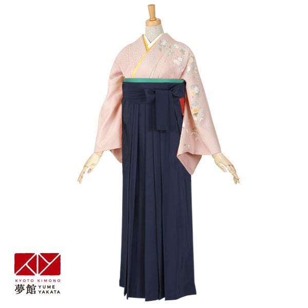 卒業式 袴レンタル 先生 教員 訪問着袴 フルセット 上品 ピンク　枝垂れ柳と四季花 HG065