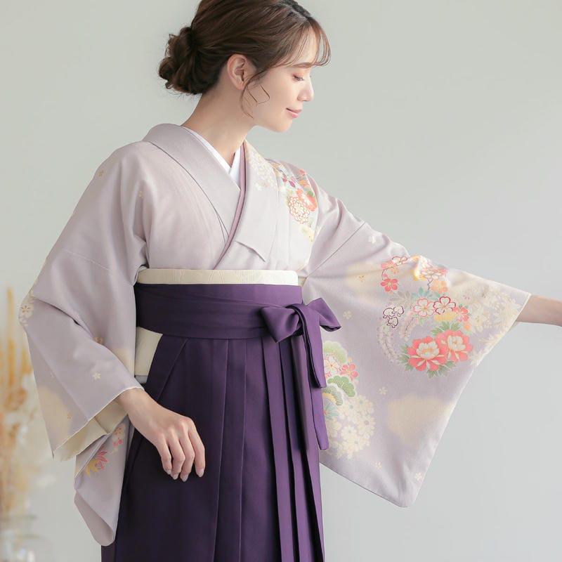 卒業式 袴レンタル 先生 教員 訪問着袴 フルセット 上品 ジャパン