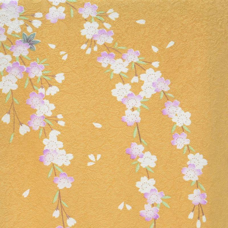 卒業式 袴レンタル 先生 教員 訪問着袴 フルセット 上品 金茶浅黄青ぼかし 枝垂桜に短冊 HG1115_3