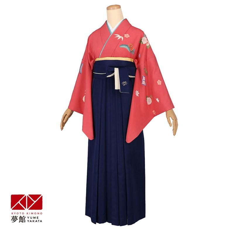 卒業式 袴レンタル 先生 教員 訪問着袴 フルセット 上品 薄紅　几帳に菊牡丹 HG1132