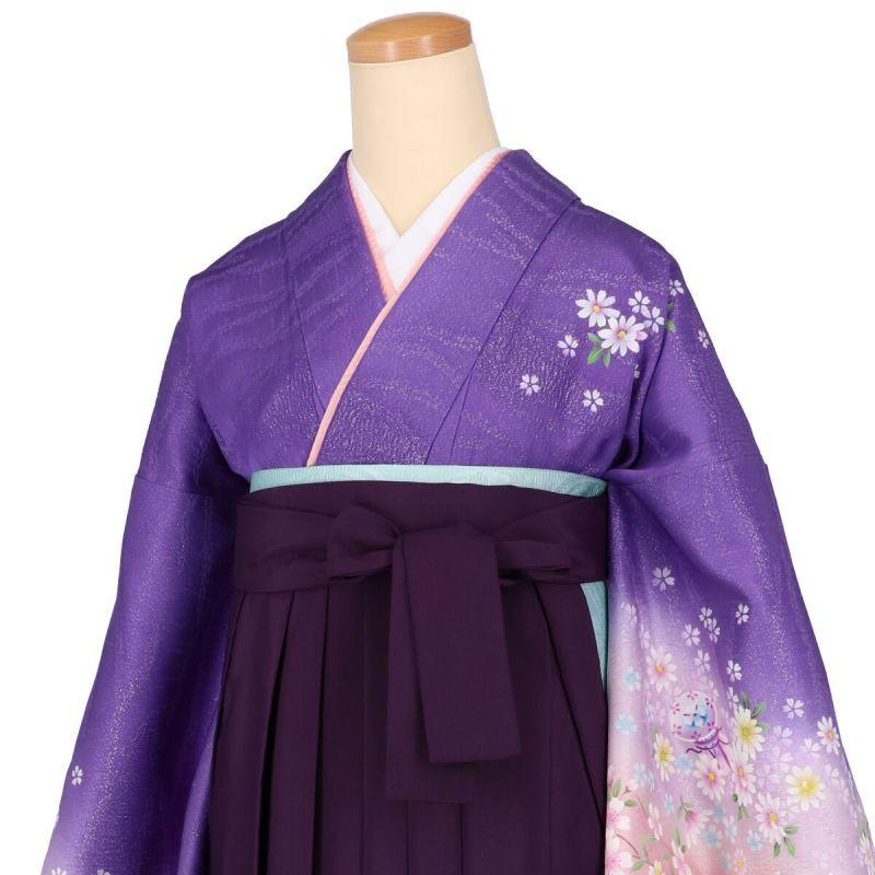 2025，低価 卒業式 袴レンタル 先生 教員 訪問着袴 フルセット 上品 瑠璃