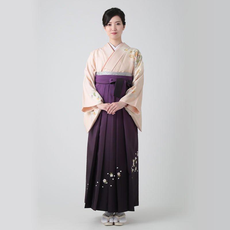 訪問着　フルセット　松竹梅　吉祥文様　パールトーン　落款　入学式　卒業式　H7 6-1-00001a.jpg