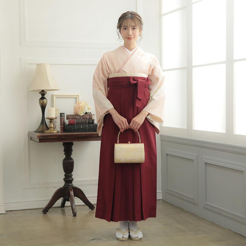 卒業式 袴レンタル 先生 教員 訪問着袴 フルセット 上品