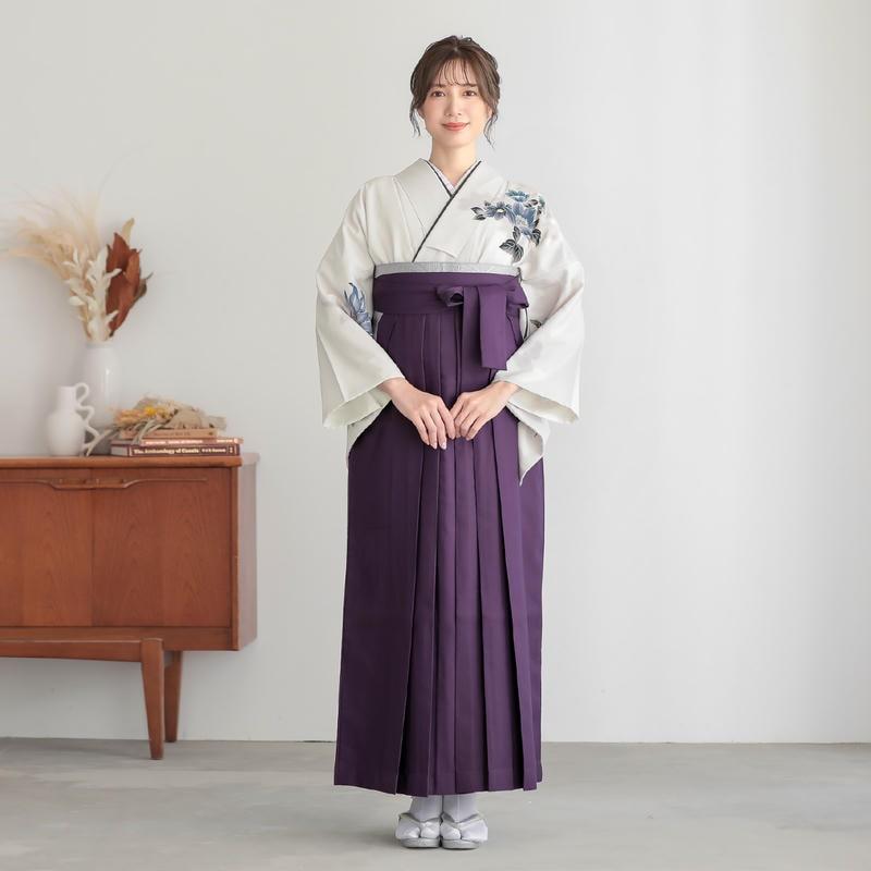 卒業式 袴レンタル 先生 教員 訪問着袴 フルセット 上品 ライト