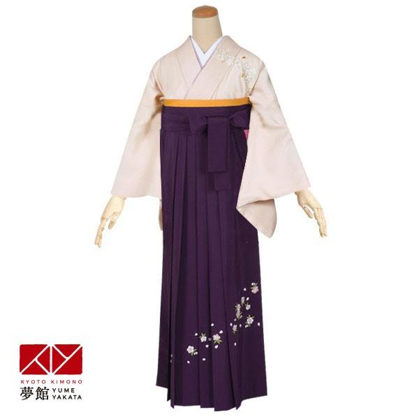 卒業式 袴レンタル 先生 教員 訪問着袴 フルセット 上品 ピンク　桜尽くし(宅) HG602