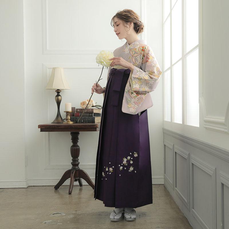 卒業式 袴レンタル 先生 教員 訪問着袴 フルセット 上品