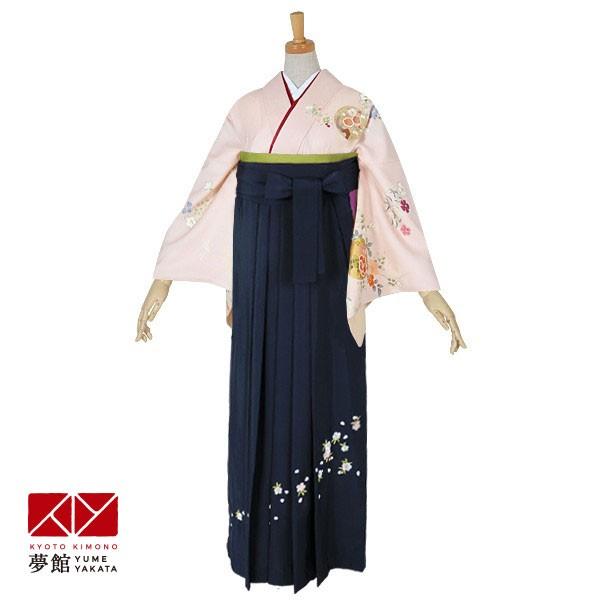 卒業式 袴レンタル 先生 教員 訪問着袴 フルセット 上品 ピンク　花の庭 HG679