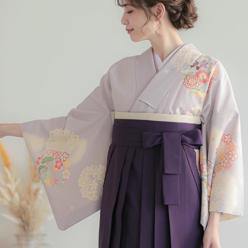 卒業式 袴レンタル 先生 教員 訪問着袴 フルセット 上品 ジャパン