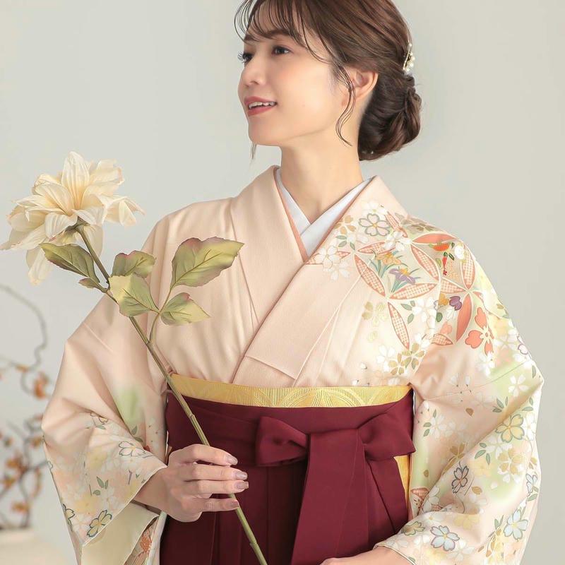卒業式 袴レンタル 先生 教員 訪問着袴 フルセット 上品 ジャパン