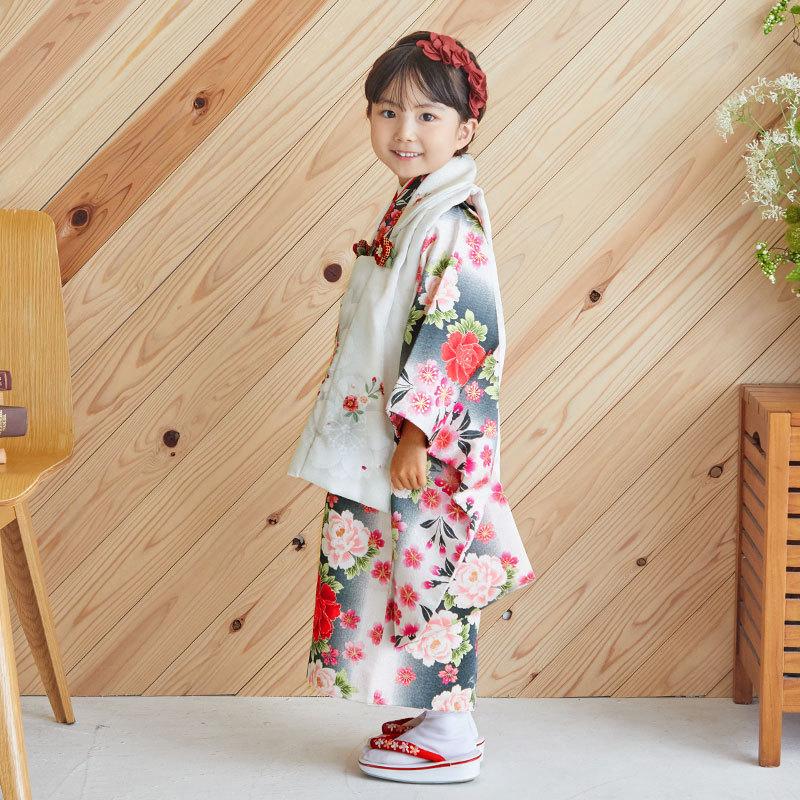 七五三 着物レンタル 3歳 753 リョウコキクチ ブランド着物 女の子