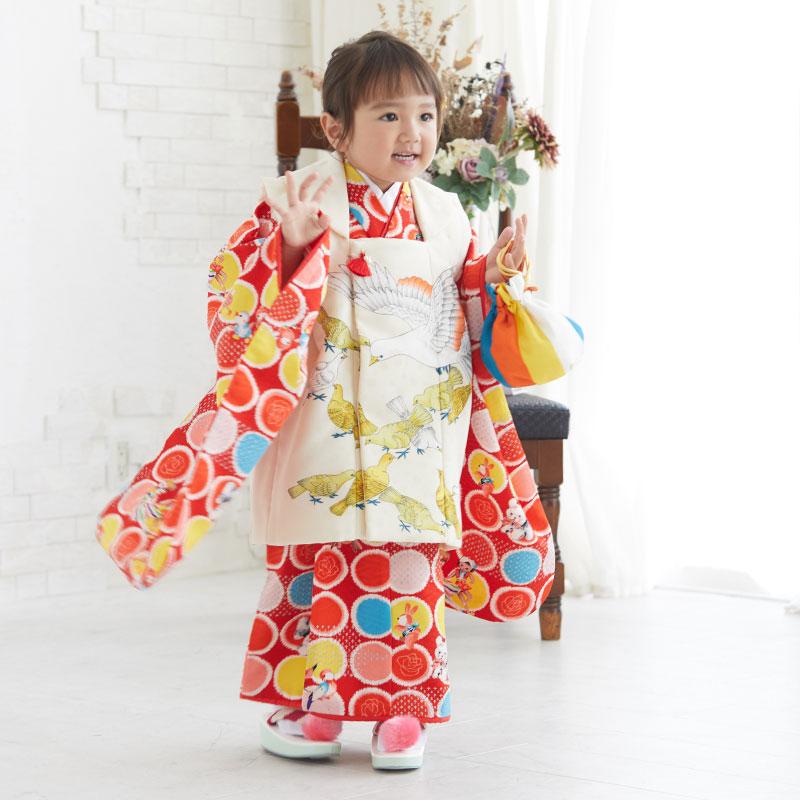 七五三 着物レンタル 3歳 753 モダンアンテナ ブランド着物 女の子