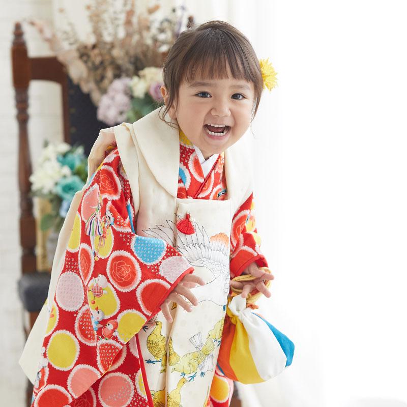 七五三 着物レンタル 3歳 753 モダンアンテナ ブランド着物 女の子