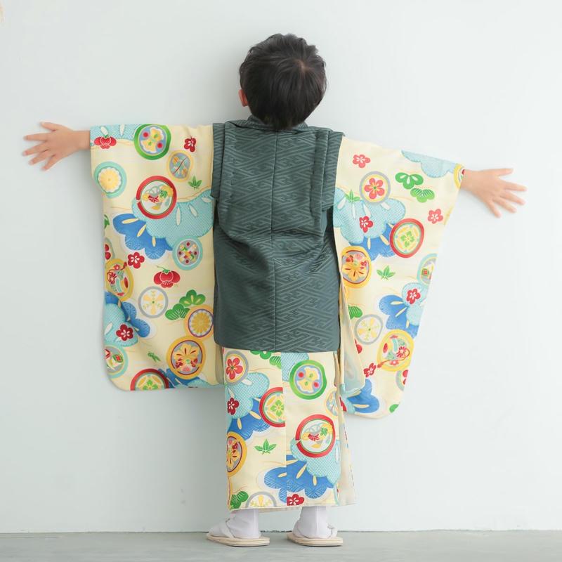 七五三男児MI N96式部浪漫フルパック※サイズご確認ください 七五三 着物レンタル 3歳 753 式部浪漫 ブランド着物 男の子 フル