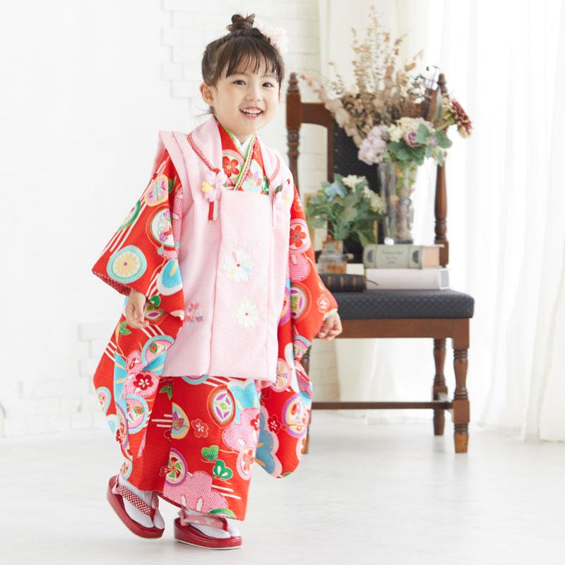七五三 着物レンタル 3歳 753 式部浪漫 ブランド着物 女の子