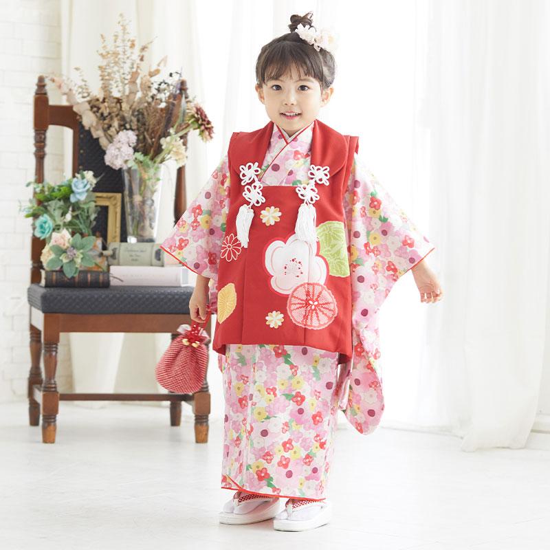 .a♡　CLALA JAPAN 3点セット セール開催中！ 753 七五三 着物レンタル 3歳 かぐら ブランド