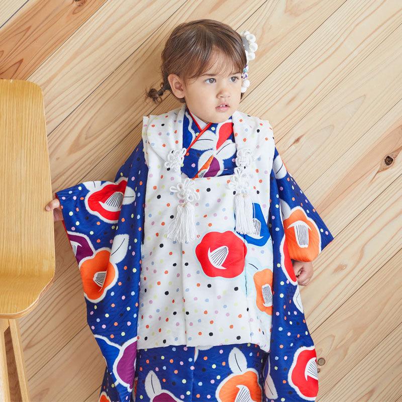 七五三 着物レンタル 3歳 753 かぐら ブランド着物 女の子 フルセット