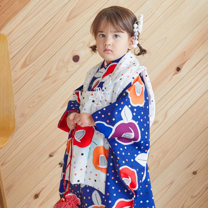 七五三 着物レンタル 3歳 753 かぐら ブランド着物 女の子 フルセット