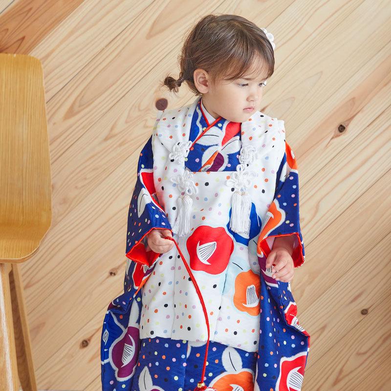 七五三 着物レンタル 3歳 753 かぐら ブランド着物 女の子 フルセット