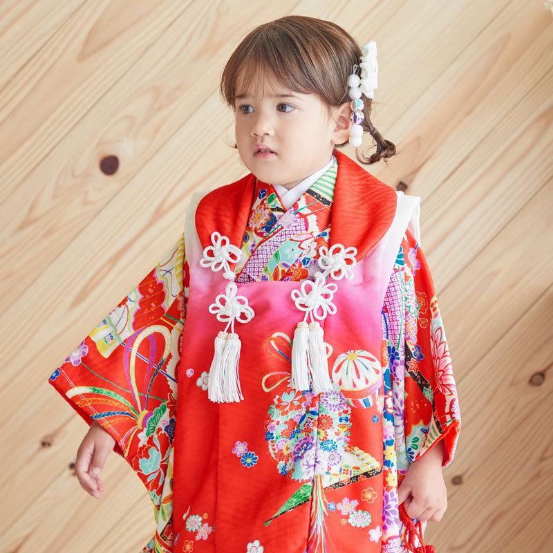 七五三 着物レンタル 3歳 753 式部クラシック ブランド着物 女の子