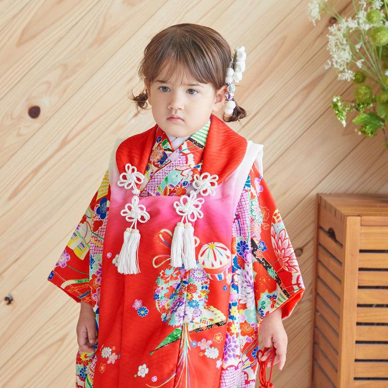 七五三 着物レンタル 3歳 753 式部クラシック ブランド着物 女の子