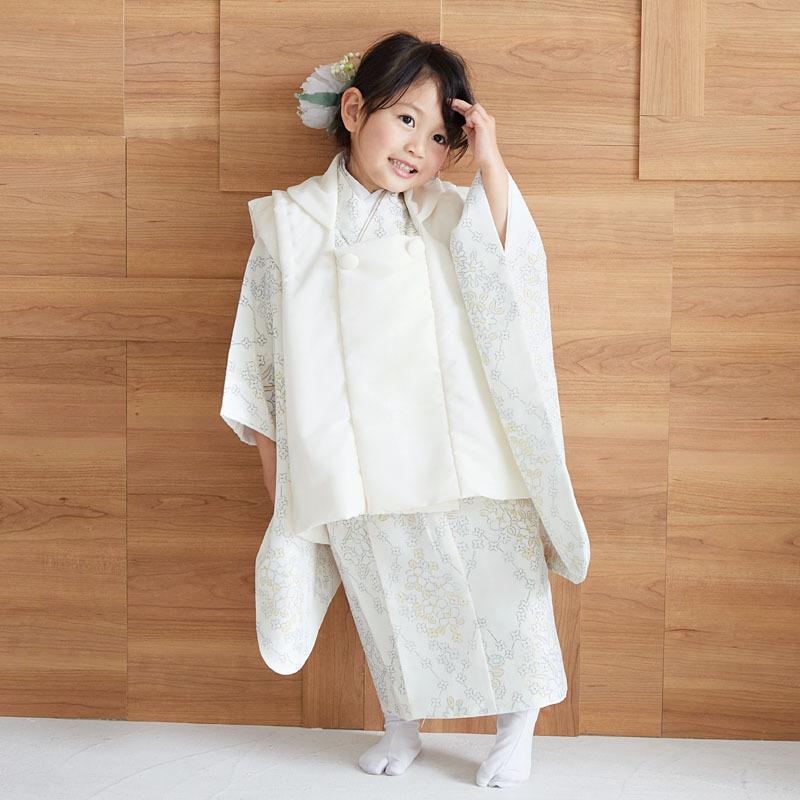 753 七五三　着物　3歳　小町キッズ　女の子 なごみや 七五三 着物 3歳 販売 袷用 小町kids 被布セット 古典柄 髪