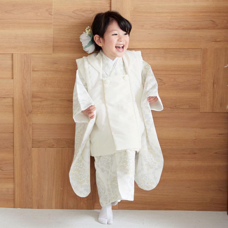 七五三 着物レンタル 3歳 753 komachi kids ブランド着物 女の子 フル