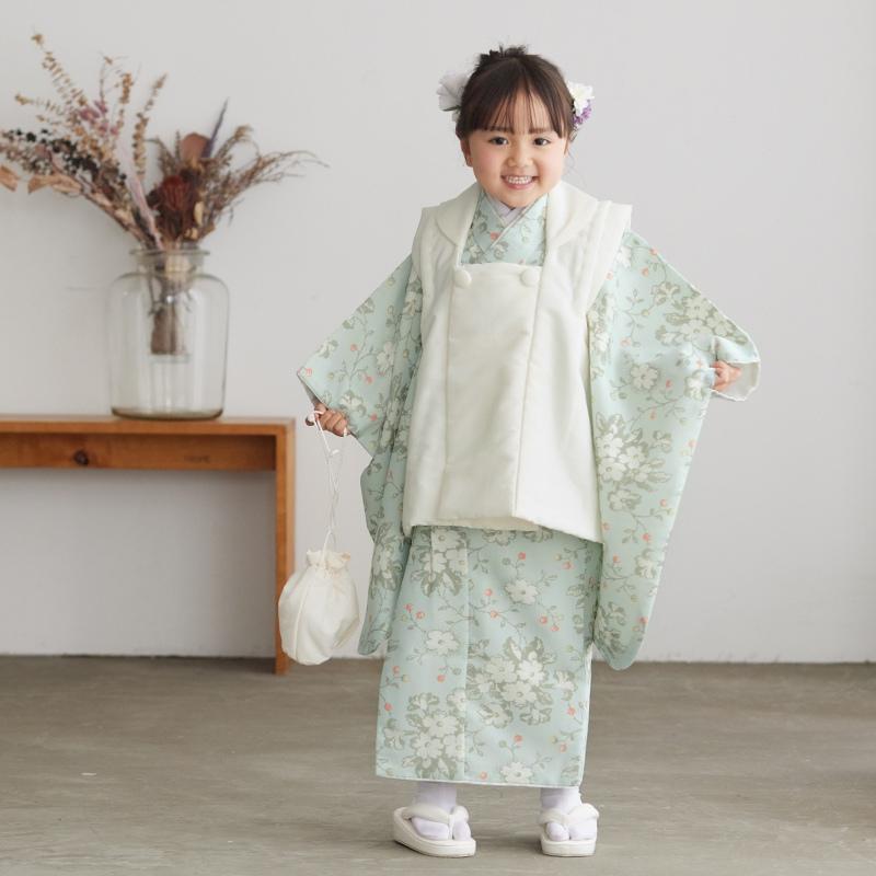 七五三 着物レンタル 3歳 753 komachi kids ブランド着物 女の子 フル
