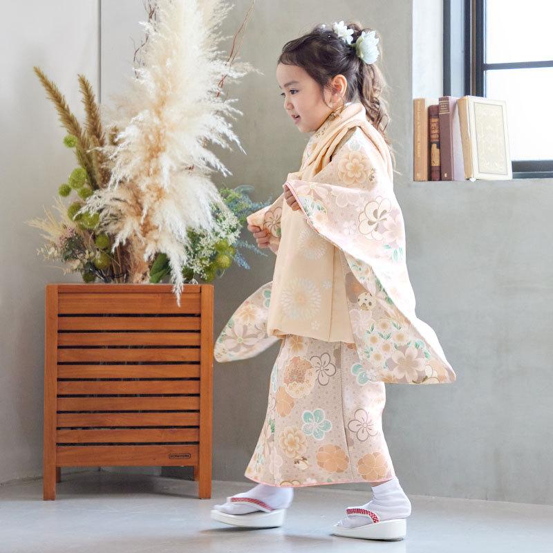 七五三 着物レンタル 3歳 753 かぐら ブランド着物 女の子 フルセット