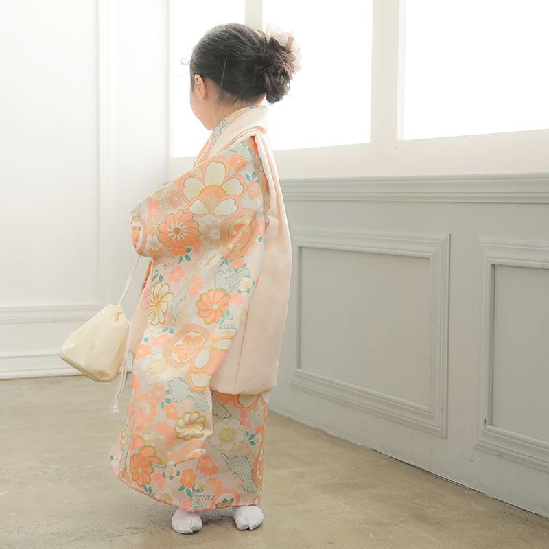 七五三 着物レンタル 3歳 753 かぐら ブランド着物 女の子 フルセット