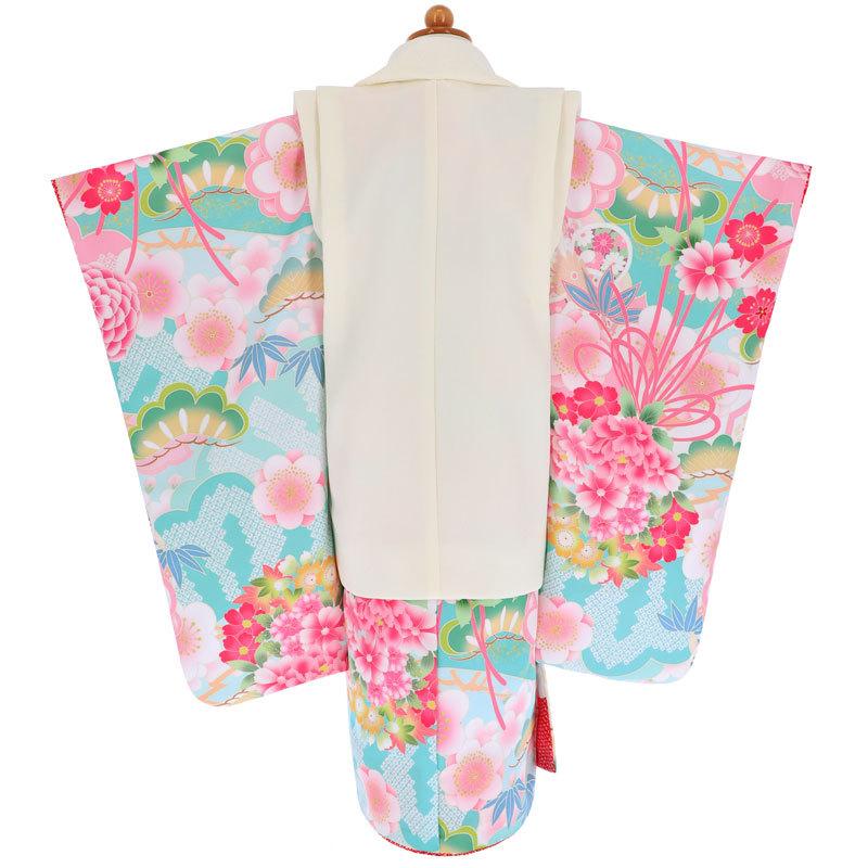 七五三 着物レンタル 3歳 753 式部浪漫 ブランド着物 女の子 フル