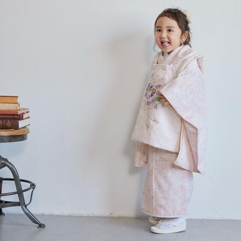 七五三 着物レンタル 3歳 753 カミシバイ ブランド着物 女の子 フル