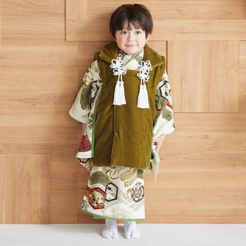 七五三 着物レンタル 3歳 753 華徒然 ブランド着物 男の子 フルセット